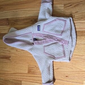 Patagonia baby fleece jacket. 3-6 months